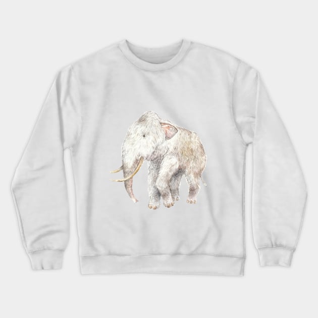 Woolly Mammoth Crewneck Sweatshirt by wanderinglaur